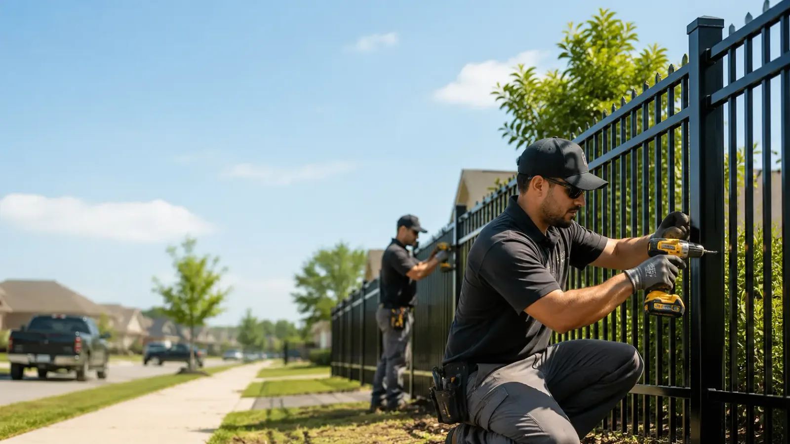 Metal Fence Installation in New Auburn, WI